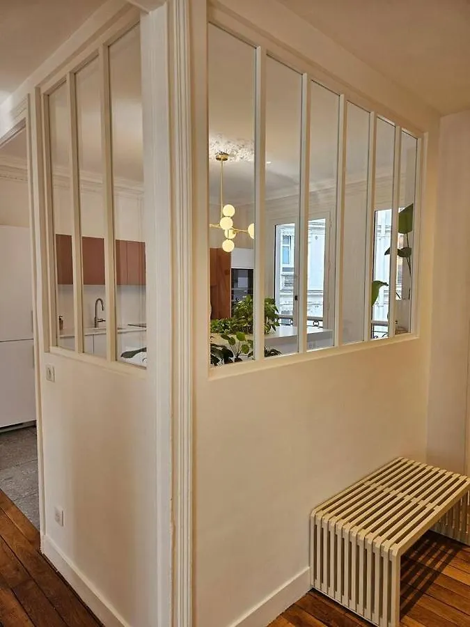 Typical Haussmannien Flat Apartment Paris France