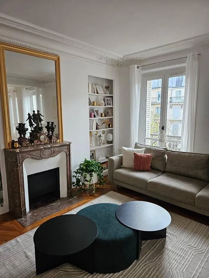 Typical Haussmannien Flat Apartment Paris France